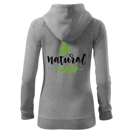 Natural - nápis v listech