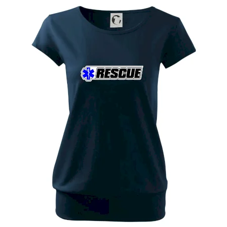Záchranář rescue kříž modrý