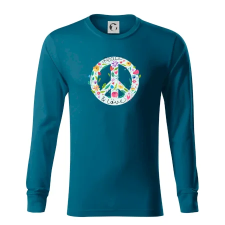 Peace and love symbol