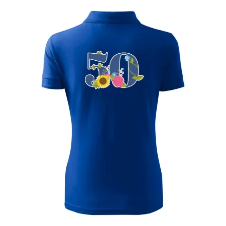 Květinové číslo kreslené - 50