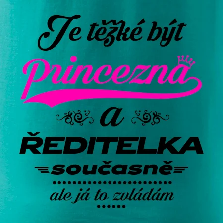 Je těžké být princezna - ředitelka