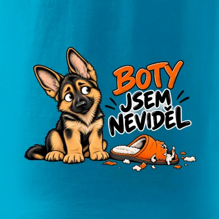 Boty jsem neviděl - štěně vlčáka