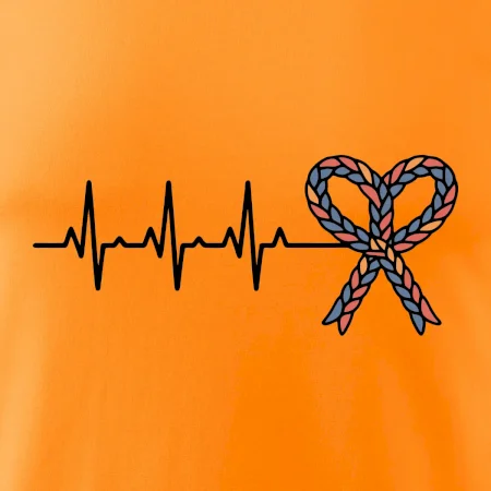 EKG srdce velikonoce
