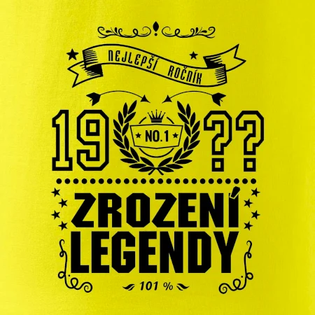 Zrození legendy - pro všechny - vlastní letopočet
