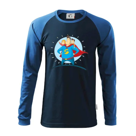 Táta superman - holka a kluk