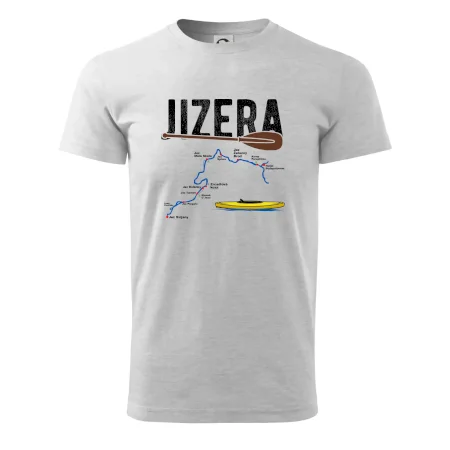 Mapa řeky Jizery