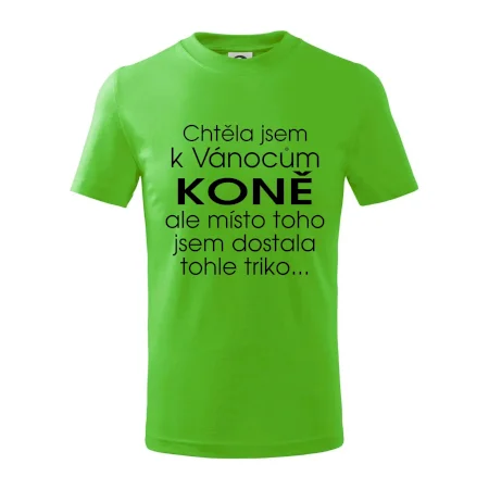 Chtěla jsem k Vánocům koně