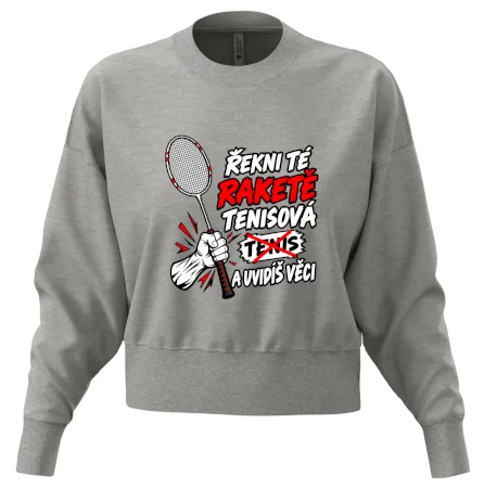 Badmintonová raketa není tenisová