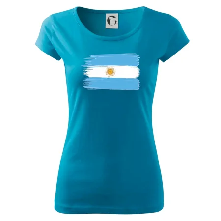 Argentina vlajka kreslená štětkou