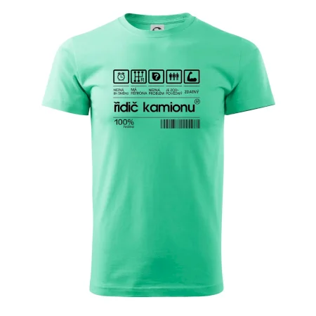 Čárový kód řidič kamionu