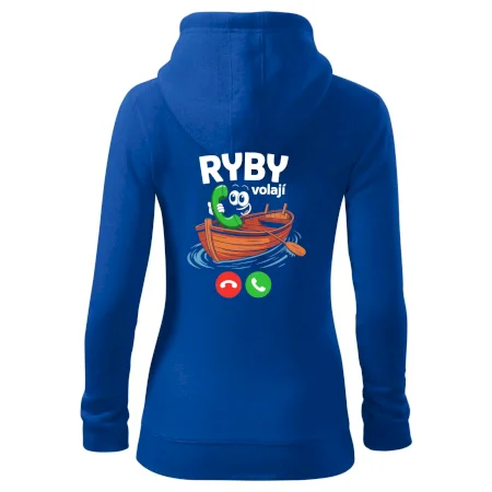 Karikatura ryby volají
