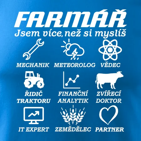 Symboly farmář - Traktorista a partner