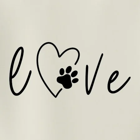 Love nápis zvíře