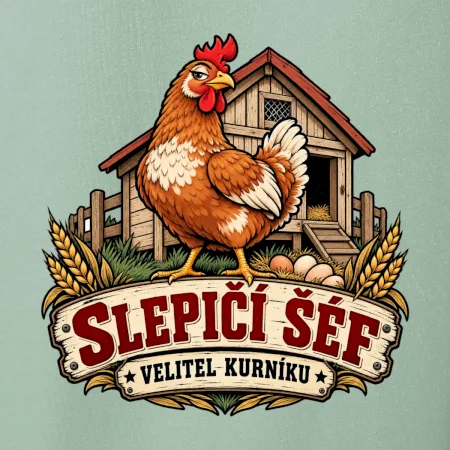 Slepičí šéf velitel kurníku
