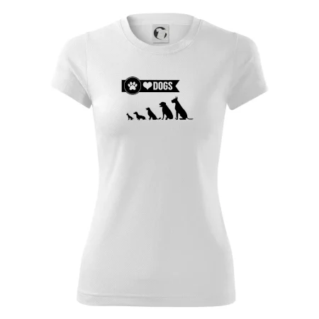 I love dogs - tlapka