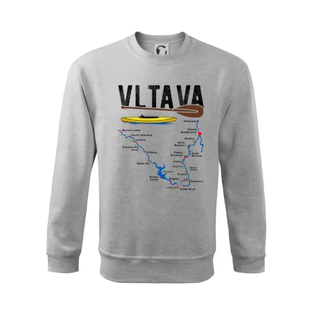 Mapa řeky Vltavy