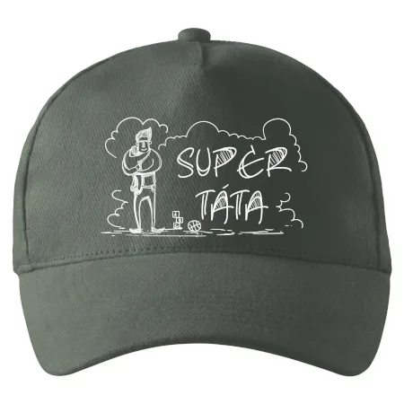 Kreslený nápis super táta