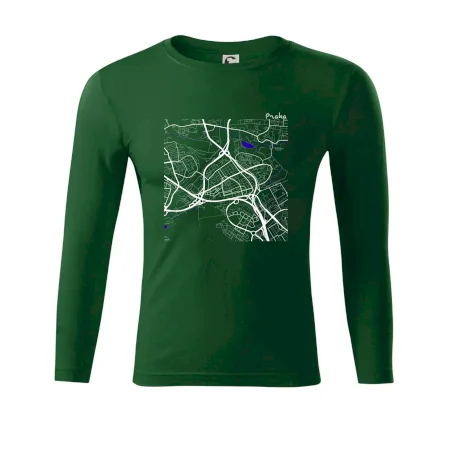 Praha - 14100 mapa s vodními toky