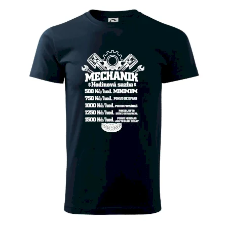 Mechanik - hodinová sazba