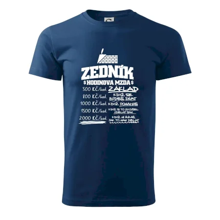Hodinová mzda zedník