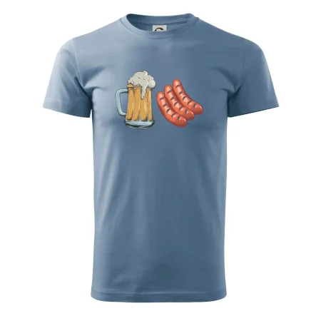 Pivo a klobása
