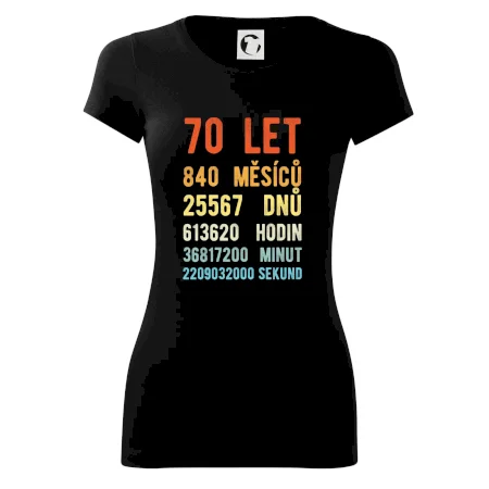 Narozeniny 70 přepočet času