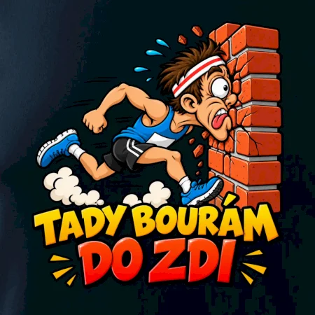 Maratonec tady bourám do zdi