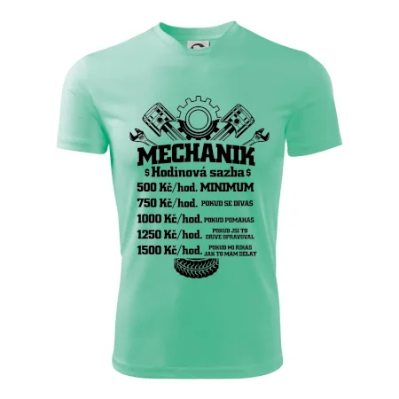 Mechanik - hodinová sazba