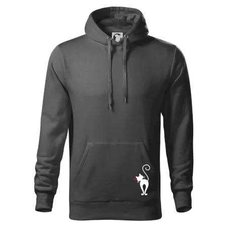 Zamilovaná kočka zezadu