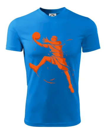 Basketball player splash
