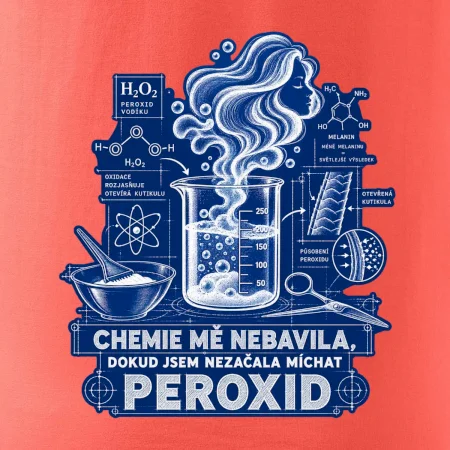 Chemie mě nebavila dokud jsem nezačala míchat peroxid