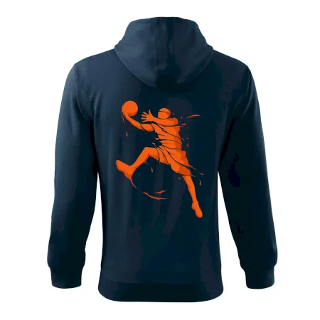 Basketball player splash