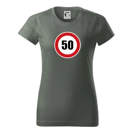 Dopravní značka - omezení rychlosti 50