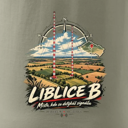 Liblice B vysílače v české krajině