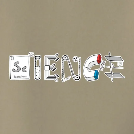 Science věda nápis