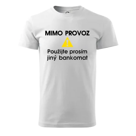 Mimo provoz - použijte jiný bankomat