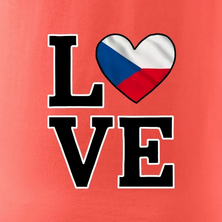 Love Česká vlajka