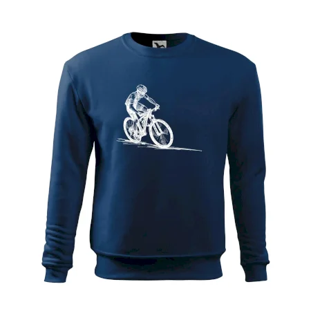MTB kreslený cyklista
