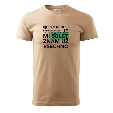 Nepotřebuji google, je mi 50 let
