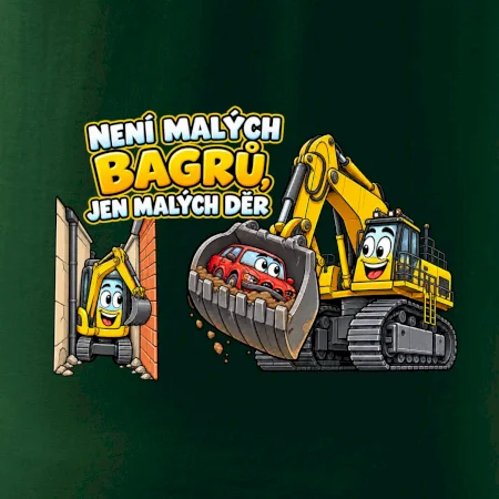Není malých bagrů jen malých děr
