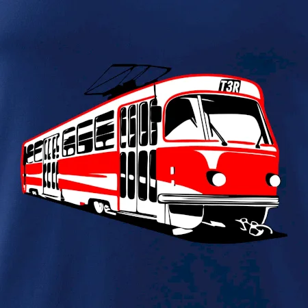 Tramvaj T3R barevná