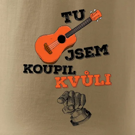 Tu kytaru jsem koupil kvůli tobě