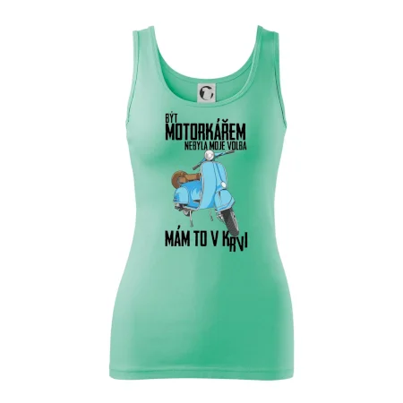 Být motorkářem nebyla moje volba skútr
