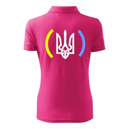Ukrajina trojzubec s barvami
