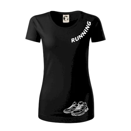 Running nápis šikmo
