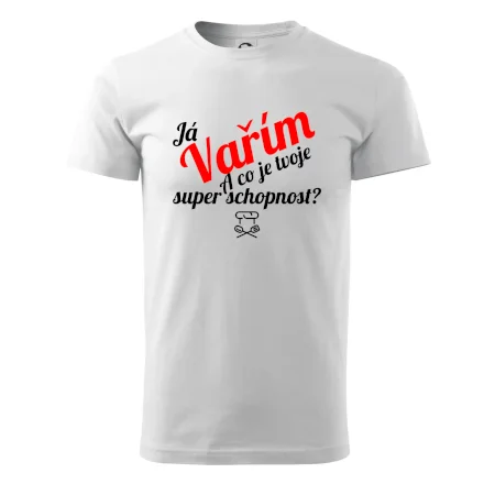 Já vařím - tvoje superschopnost? šikmý nápis
