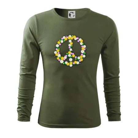 Peace symbol kopretiny
