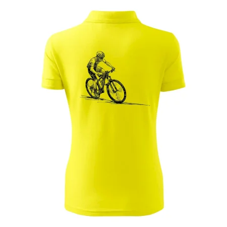 MTB kreslený cyklista