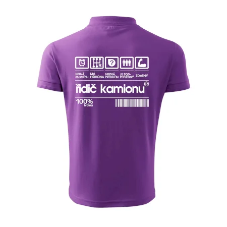 Čárový kód řidič kamionu