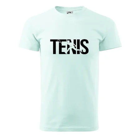 Tenis nápis silueta